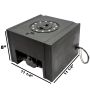 Snow Performance SNO-4530 2 Gal. Composite Water/Methanol Tank With pump mount Built in