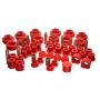 Energy Suspension 81-87 Chevy/GMC 4WD (w/ Aftermarket Frt Springs) Red Hyper-flex Master Bushing Set