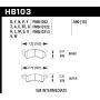 Hawk Performance HB103F.590 HPS Disc Brake Pad