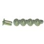 Moroso 71602 Quick Fastener Transfer Stud Punch Kit - 7/16in Buttons - 5 Pack