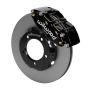 Wilwood 140-15395 Dynapro Radial Front Kit 11in Rotors Black 61-67 Jaguar XKE w/ Lines