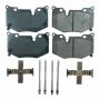 PowerStop 17-8010 PowerStop - Z17 Low-Dust Ceramic Brake Pads with Hardware