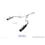 Revel T90034KR Medallion Touring-S Catback Exhaust - Dual Muffler/ Blue Tip 90-99 Mitsubishi 3000GT VR4