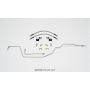 Wilwood 220-15277 Flexline Kit 14 inch -3 M10-1.0 IF 1/8 NPT 90 Deg w/tubing