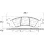 Stoptech 305.11580 Street Select Brake Pads