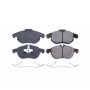 PowerStop 17-972 PowerStop - Z17 Low-Dust Ceramic Brake Pads with Hardware