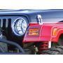 Rampage 1997-2006 Jeep Wrangler(TJ) Euro Front Light Guard Kit - Black