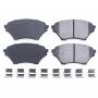 PowerStop 17-890 PowerStop - Z17 Low-Dust Ceramic Brake Pads with Hardware