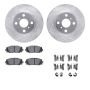 Dynamic Friction 7512-76127 Rotor Kit