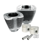 S&S Cycle 910-0179 84-99 BT w/ Stock Heads 3-1/2in Bore Cylinder & Piston Kit - Natural