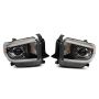 Raxiom TU16011 14-21 Toyota Tundra Axial Projector Headlights w/ SEQL LED Bar- Blk Housing (Clear Lens)