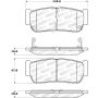 Stoptech 308.09540 Street Brake Pads