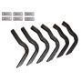 Lund 05-12 Dodge Dakota Quad Cab EZ Running Board Mounting Bracket Kit - Brite