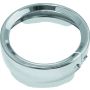 Bikers Choice 482914 FLH FLT FLHR FLD Black 7 Inch Chrome Headlight Trim Ring