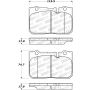 Stoptech 308.06650 Street Brake Pads