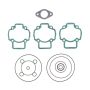 Athena P400480700059 03-04 Aprilia SR 50 Complete Gasket Kit w/O-Rings (Excl Engine Oil Seal)
