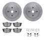 Dynamic Friction 6512-67206 Rotor Kit