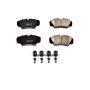 PowerStop 17-720 PowerStop - Z17 Low-Dust Ceramic Brake Pads with Hardware