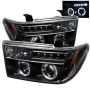 SPYDER 5012029 Projector Headlights - Eliminates AFS function - LED Halo - Black