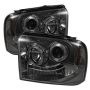 SPYDER 5010568 Projector Headlights - LED Halo - Smoke