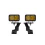 Diode Dynamics DD6379 16-21 Toyota Tacoma Stage Series 2in LED Ditch Light Kit - Yellow Pro Combo
