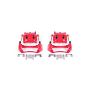 PowerStop S4634 Red Powder Coated Calipers