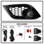 SPYDER 5086372 OEM Fog Light W/OEM Style Switch - Clear