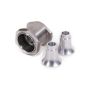 BMR Suspension BK079 BMR 05-14 Ford Mustang 8.8in Differential Bearing Kit Spherical Bearings Stainless Steel Housing