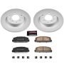 PowerStop CRK2452 Genuine Geomet Coated Rotor and Low-Dust Ceramic Brake Pad Kit