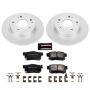 PowerStop CRK2391 Genuine Geomet Coated Rotor and Low-Dust Ceramic Brake Pad Kit