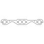 Cometic Gasket C5891-060 Cometic Chevrolet Gen-1 Small Block V8 .060in MLS Exhaust Manifold Gasket Set - 1.500in Round Port
