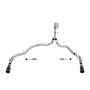 CORSA Performance 21164BLK Corsa 2021-2024 Ford F-150 Regular Cab/ 8in Bed 3.5L V6 Sport Cat-Back Dual Rear Exit-BlackPVD