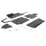 Seizmik 76-10163 KIT 18-21 Polaris Ranger 1000/ XP UHMW Skid Plate w/Rock Slider Kit - Black