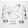 Putco 405069 00-04 Ford Focus (2 Door) DH/MC/TL/HL/FTC Chrome Trim Accessory Kits