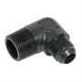 FRAGOLA FRG482219-BL 12an to 1in MPT 90-Deg. Adapter Fitting - Black