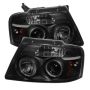 SPYDER 5078421 Projector Headlights - Version 2 - LED Halo - Black Smoke