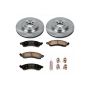 PowerStop KOE1304 OE Stock Replacement Low-Dust Ceramic Brake Pad and Rotor Kit