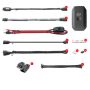 XKGLOW KS-Moto-Advance XK Glow Strip Million Color XKCHROME Smartphone App ATV/Motorcycle LED Light Kit 10XPod + 8X10In