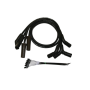 Moroso 28640 Harley-Davidson Milwaukee 8.65 Spiral Core Wire Set - Black
