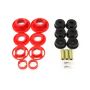 BMR Suspension BK041 BMR 12-15 5th Gen Camaro Street Version Rear Cradle Bushing Kit (BK001 BK040) - Black/Red