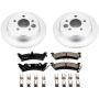 PowerStop CRK2131 Genuine Geomet Coated Rotor and Low-Dust Ceramic Brake Pad Kit