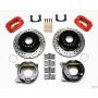 Wilwood 140-13511-DR Forged Dynalite P/S Park Brake Kit Drilled Red BOP Axle 2.75in Bearing 2.75 Offset