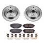 PowerStop KOE4645 OE Stock Replacement Low-Dust Ceramic Brake Pad and Rotor Kit