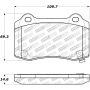 StopTech Performance 10+ Camaro Rear Brake Pads