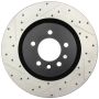 Stoptech 127.22011R Slotted & Drilled Sport Brake Rotor
