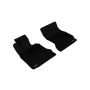 3D MAXpider 2011-2016 BMW 5 Series F10 Kagu 1st Row Floormat - Black