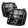 SPYDER 5029331 Projector Headlights - LED Halo - Black