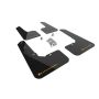 Rally Armor MF76-UR-BLK/WOR Black Mud Flap/Wild Orange Logo