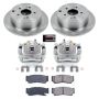 PowerStop KCOE4694 OE Stock Replacement Low-Dust Ceramic Brake Pad, Rotor and Caliper Kit
