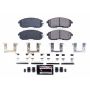 PowerStop Z23-815 PowerStop - Z23 Daily Driver Carbon-Fiber Ceramic Brake Pads with Hardware Kit